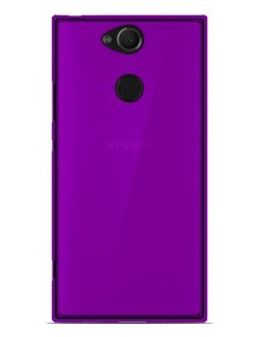 Coque en silicone gel givré Violet Translucide | 1001coques.fr