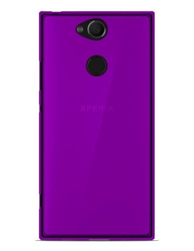 Coque en silicone Givré Violet