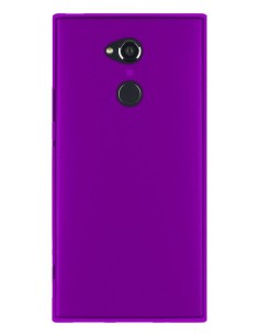 Coque en Silicone Gel givré Violet Translucide | 1001coques.fr