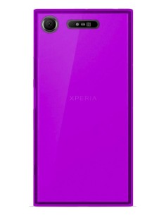 Coque en silicone gel givré Violet Translucide | 1001coques.fr