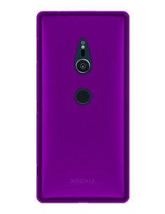 Coque en silicone gel givré Violet Translucide | 1001coques.fr