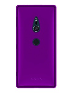 Coque en Silicone Gel givré Violet Translucide | 1001coques.fr