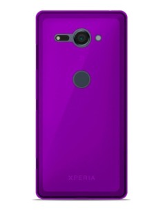 Coque en silicone gel givré Violet Translucide | 1001coques.fr
