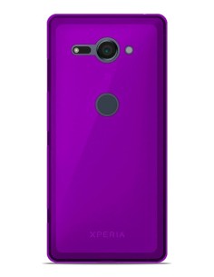 Coque en silicone gel givré Violet Translucide | 1001coques.fr