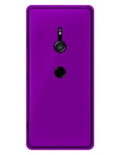 Coque en silicone gel givré Violet Translucide | 1001coques.fr