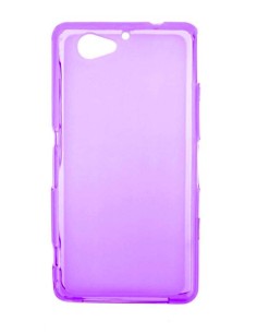Coque en silicone gel givré Violet Translucide | 1001coques.fr