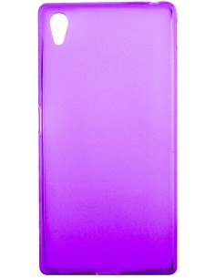 Coque en silicone gel givré Violet Translucide | 1001coques.fr