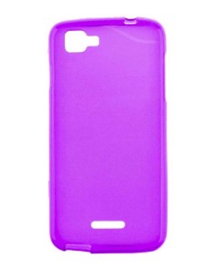 Coque en silicone gel givré Violet Translucide | 1001coques.fr