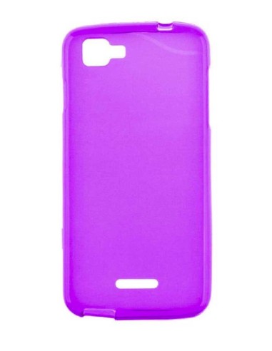 Coque en silicone Givré Violet