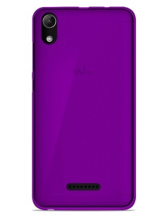 Coque en silicone gel givré Violet Translucide | 1001coques.fr