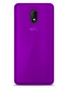 Coque en silicone gel givré Violet Translucide | 1001coques.fr