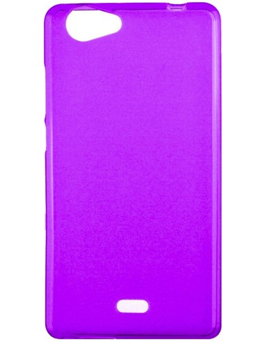 Coque en silicone Givré Violet