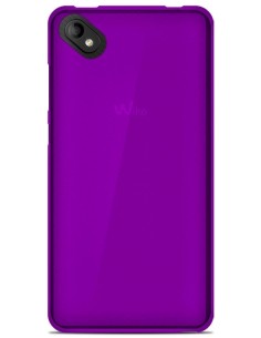 Coque en silicone gel givré Violet Translucide | 1001coques.fr