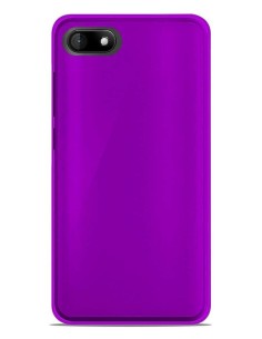 Coque en silicone gel givré Violet Translucide | 1001coques.fr