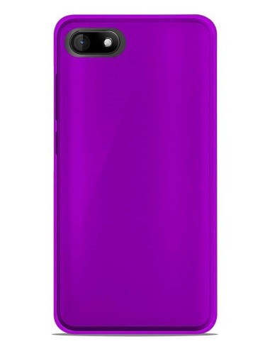 Coque en silicone Givré Violet