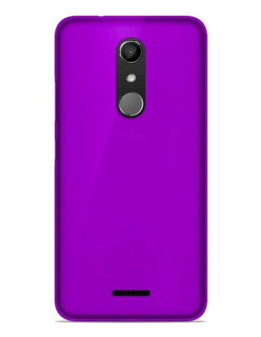 Coque en silicone Givré Violet