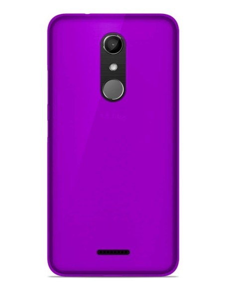 Coque en silicone Givré Violet pour Wiko U Pulse