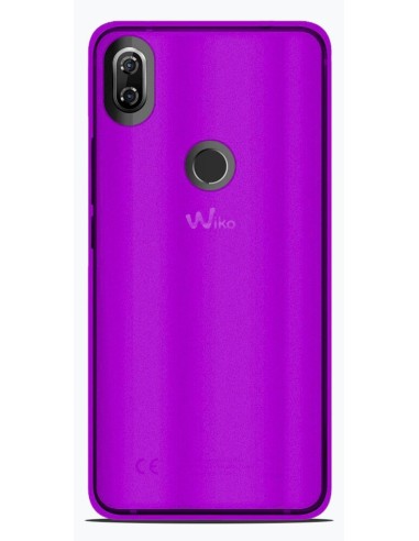 Coque en silicone Givré Violet