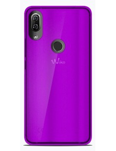 Coque en silicone gel givré Violet Translucide | 1001coques.fr