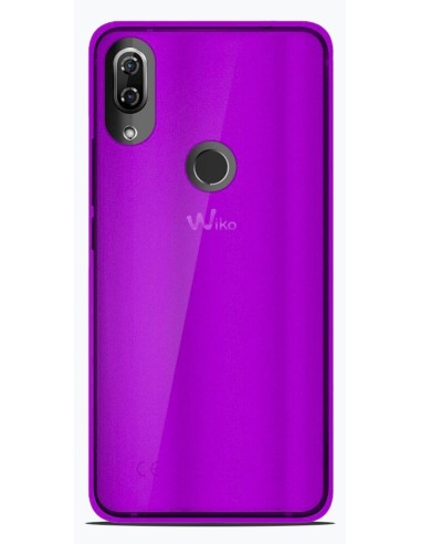 Coque en silicone Givré Violet