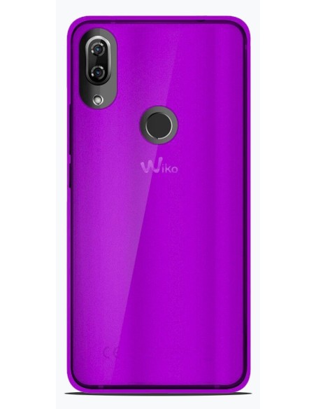Coque en silicone Givré Violet pour Wiko View 2 Pro