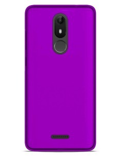 Coque en Silicone Gel givré Violet Translucide | 1001coques.fr