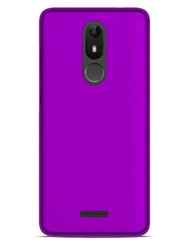 Coque en silicone Givré Violet