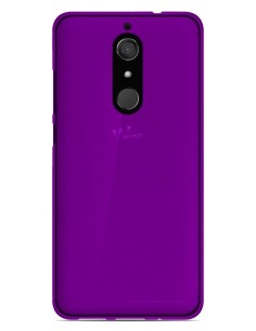 Coque en Silicone Gel givré Violet Translucide | 1001coques.fr