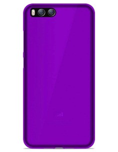 Coque en silicone gel givré Violet Translucide | 1001coques.fr