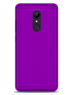 Coque en silicone gel givré Violet Translucide | 1001coques.fr