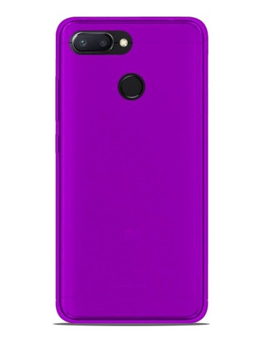 Coque en silicone Givré Violet