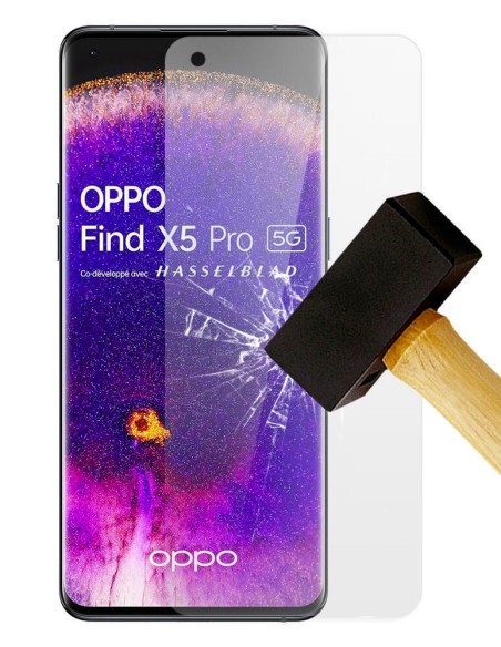 Film en verre trempé Premium pour Oppo Find X5 Pro