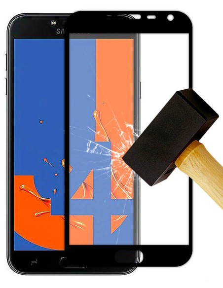 Film en verre trempé intégral pour Samsung Galaxy J4 2018