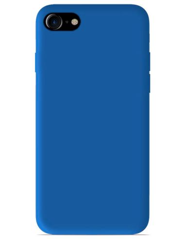 Coque en silicone Mat Bleu