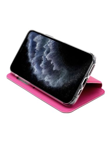 Couverture - Etui folio en Simili cuir Rose2