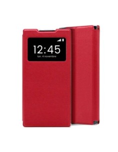 Etui Folio Rouge simili cuir | 1001coques.fr