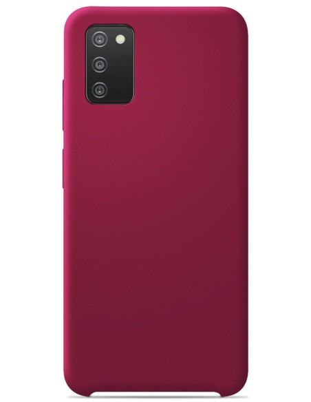 Coque en silicone soft touch Samsung Galaxy A03S - Rouge passion