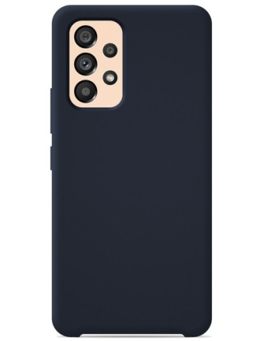 Coque en silicone Soft Touch Bleu nuit