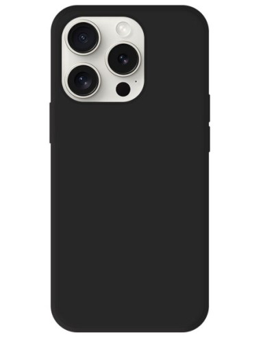 Coque en silicone Mat Noir