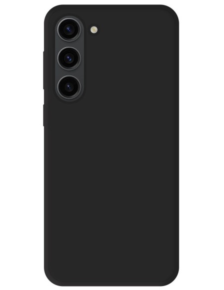 Coque en silicone Mat Samsung Galaxy S23 Plus - Noir