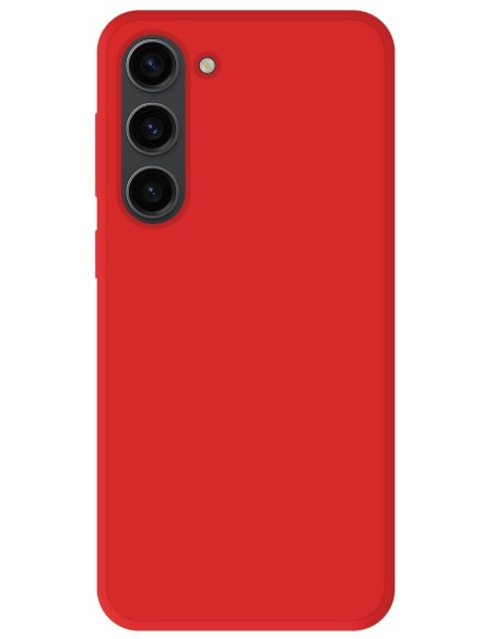 Coque en silicone Mat Samsung Galaxy S23 Plus - Rouge