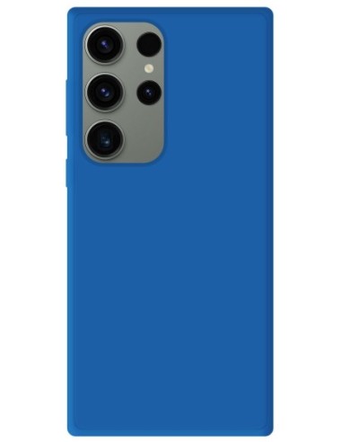 Coque en silicone Mat Bleu