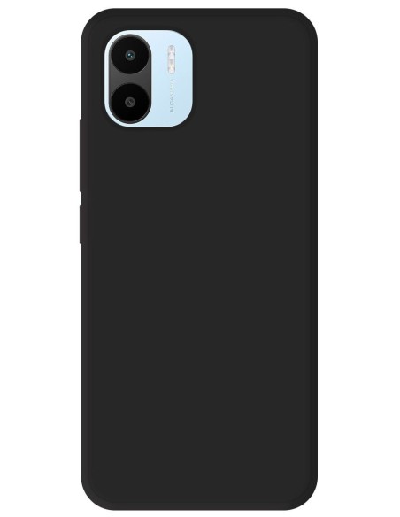 Coque en silicone Mat Xiaomi Redmi A2 - Noir