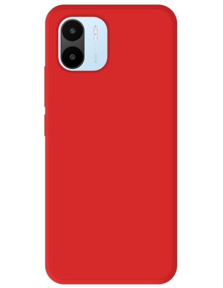 Coque en silicone Mat Xiaomi Redmi A2 - Rouge