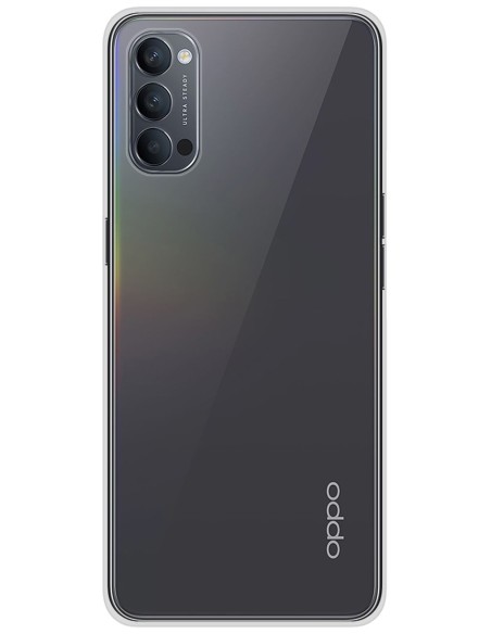 Coque en silicone transparent pour Oppo Reno 4 5G
