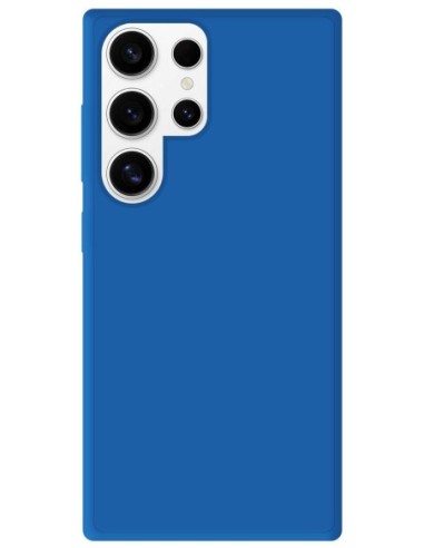 Coque en silicone Mat Bleu