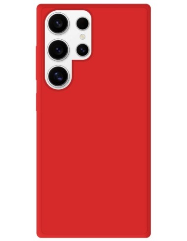 Coque en silicone Mat Rouge