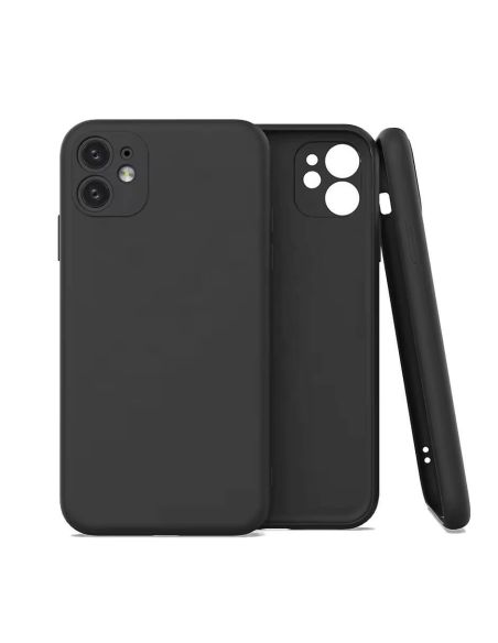 Coque en silicone Mat Noir