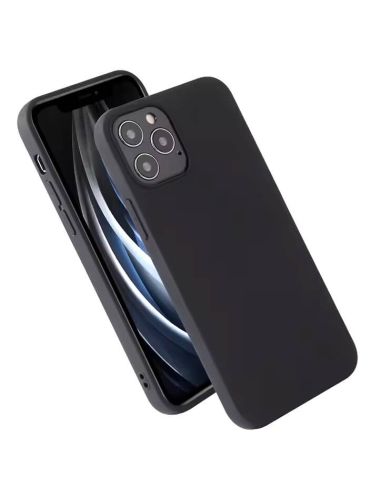 Coque en silicone Mat Noir