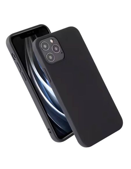 Coque en silicone Mat Noir